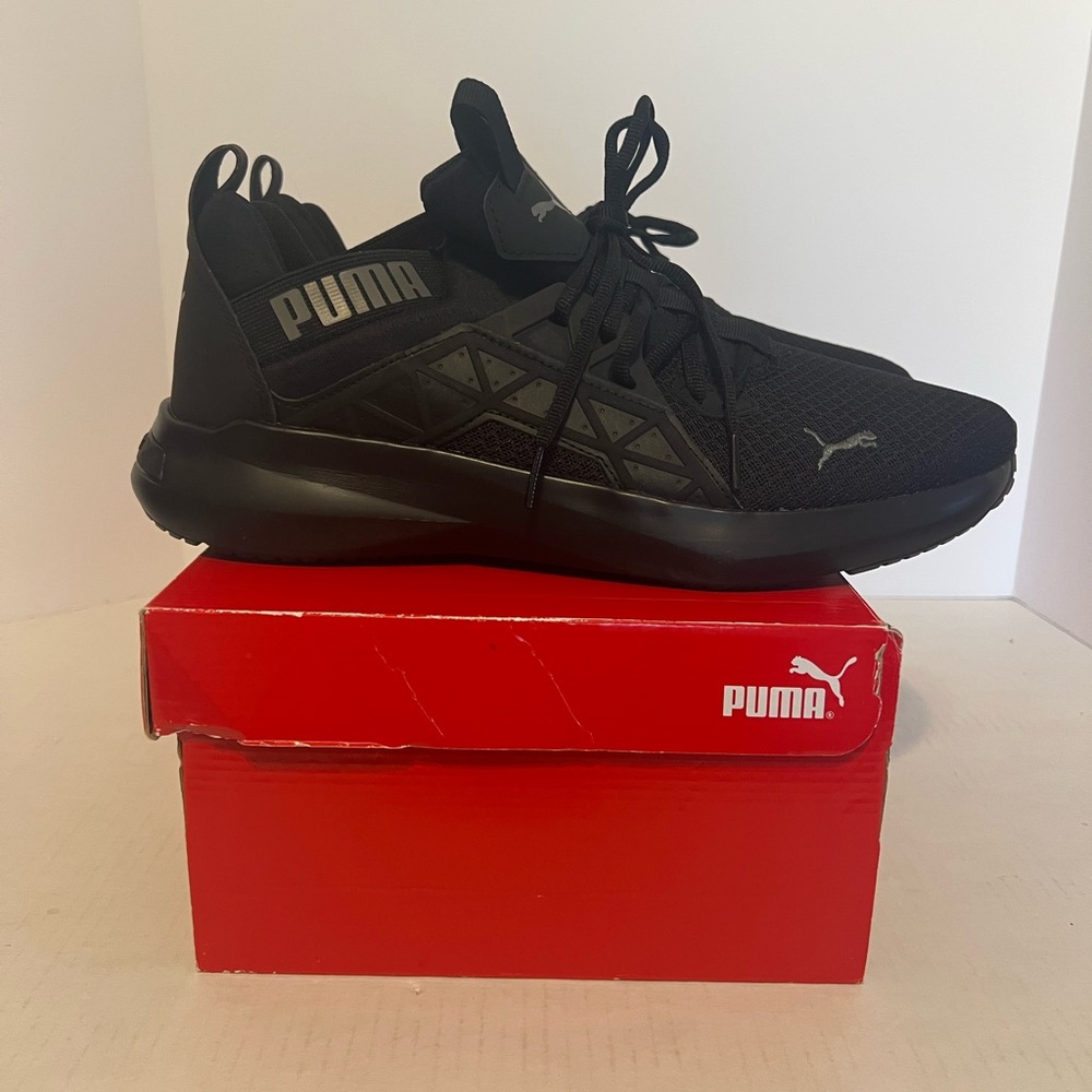 PUMA Softstride Enzo Men's Black Athletic Shoes